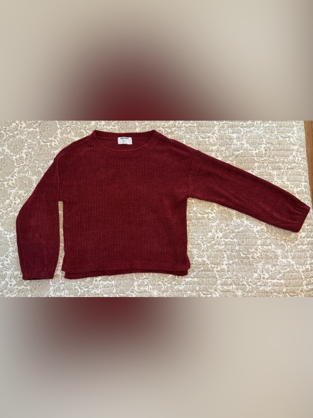 Girl’s XL 14-16 Dark Burgundy Sweater Old Navy Super Soft Looks New